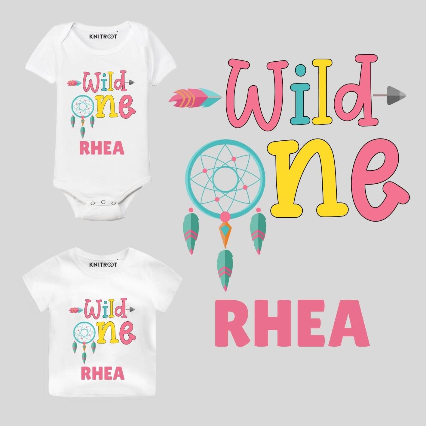 Wild One Baby Outfit happy 1st birthday