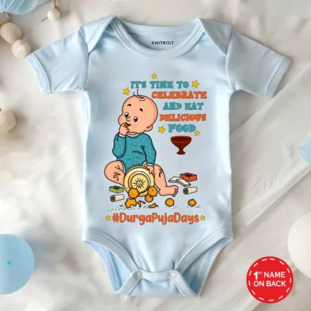 Durga Puja Days Baby Outfit
