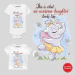 Awesome Daughter Baby Outfit