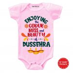 Colour of Dussehra Outfit