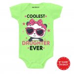 Coolest Daughter Baby Outfit