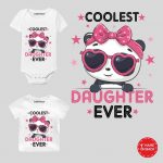 Coolest Daughter Baby Outfit