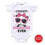 Coolest Daughter Baby Outfit