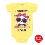 Coolest Daughter Baby Outfit