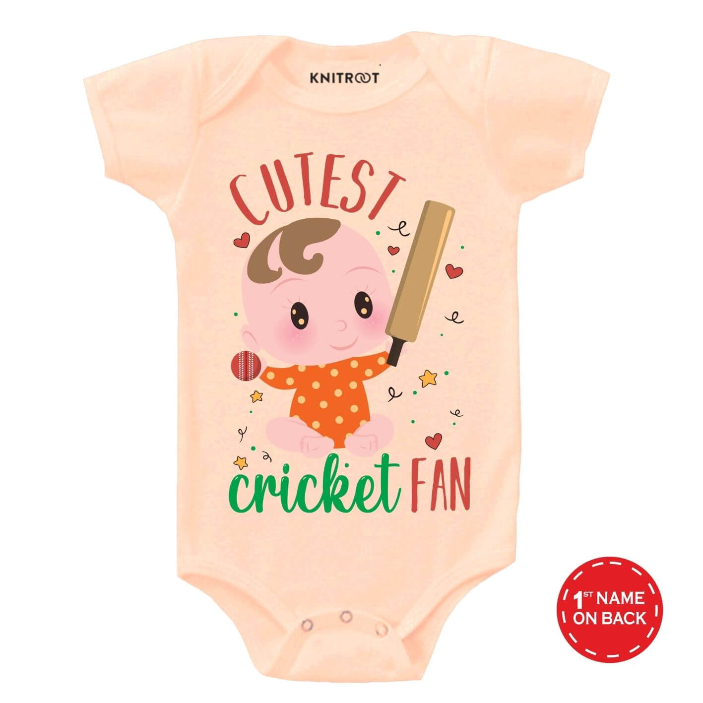 Cricket Fan Baby Outfit pe r
