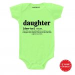Daughter Written Onesie & Tees