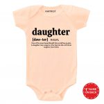 Daughter Written Onesie & Tees