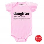 Daughter Written Onesie & Tees