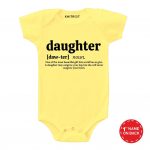 Daughter Written Onesie & Tees