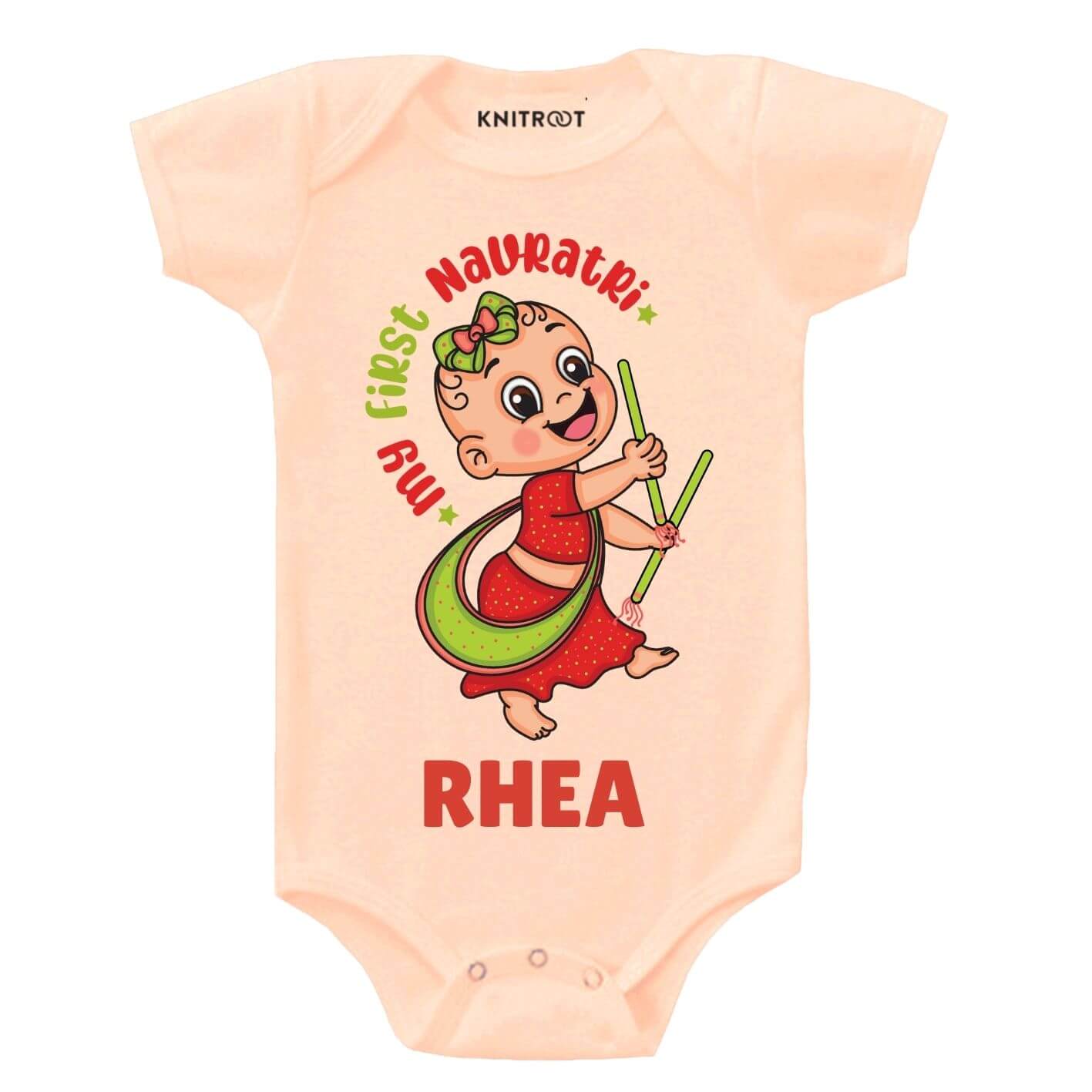 First Navratri Girl Outfit