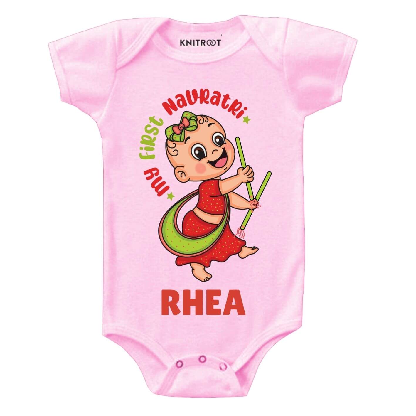 First Navratri Girl Outfit