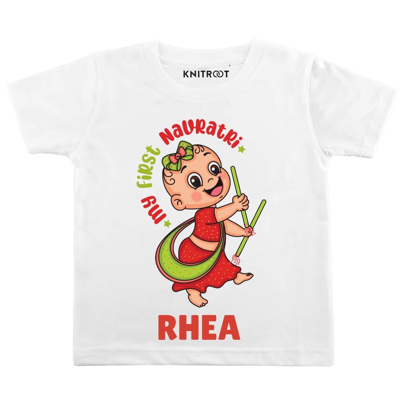 First Navratri Girl Outfit