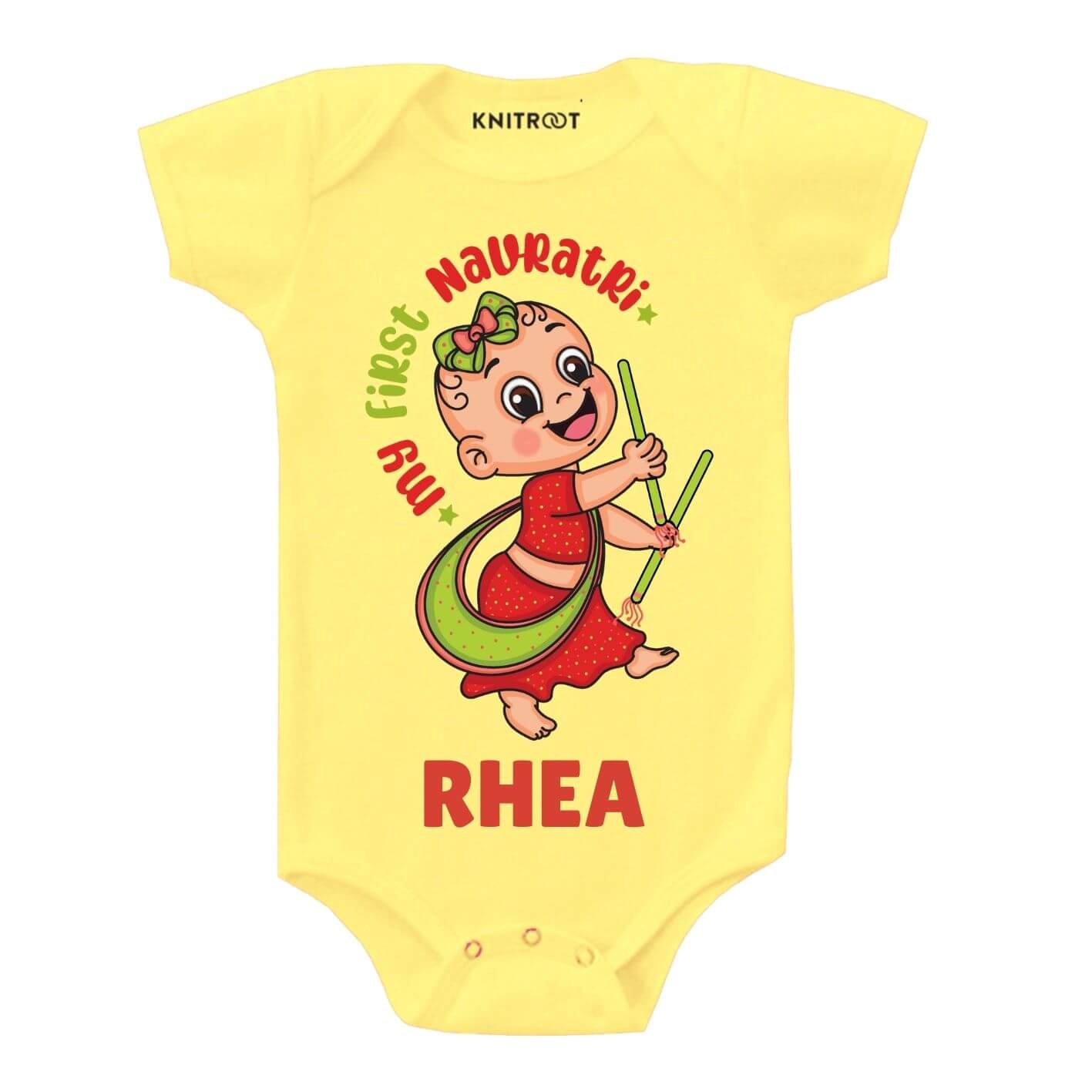 First Navratri Girl Outfit