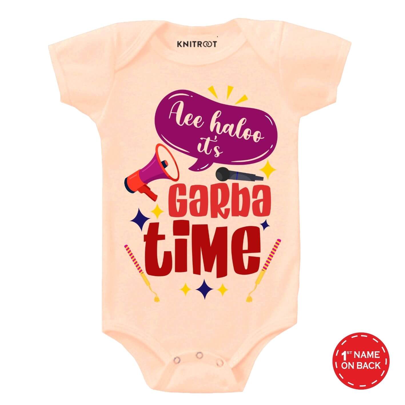 Garba Time Onesie & Tshirt pe r