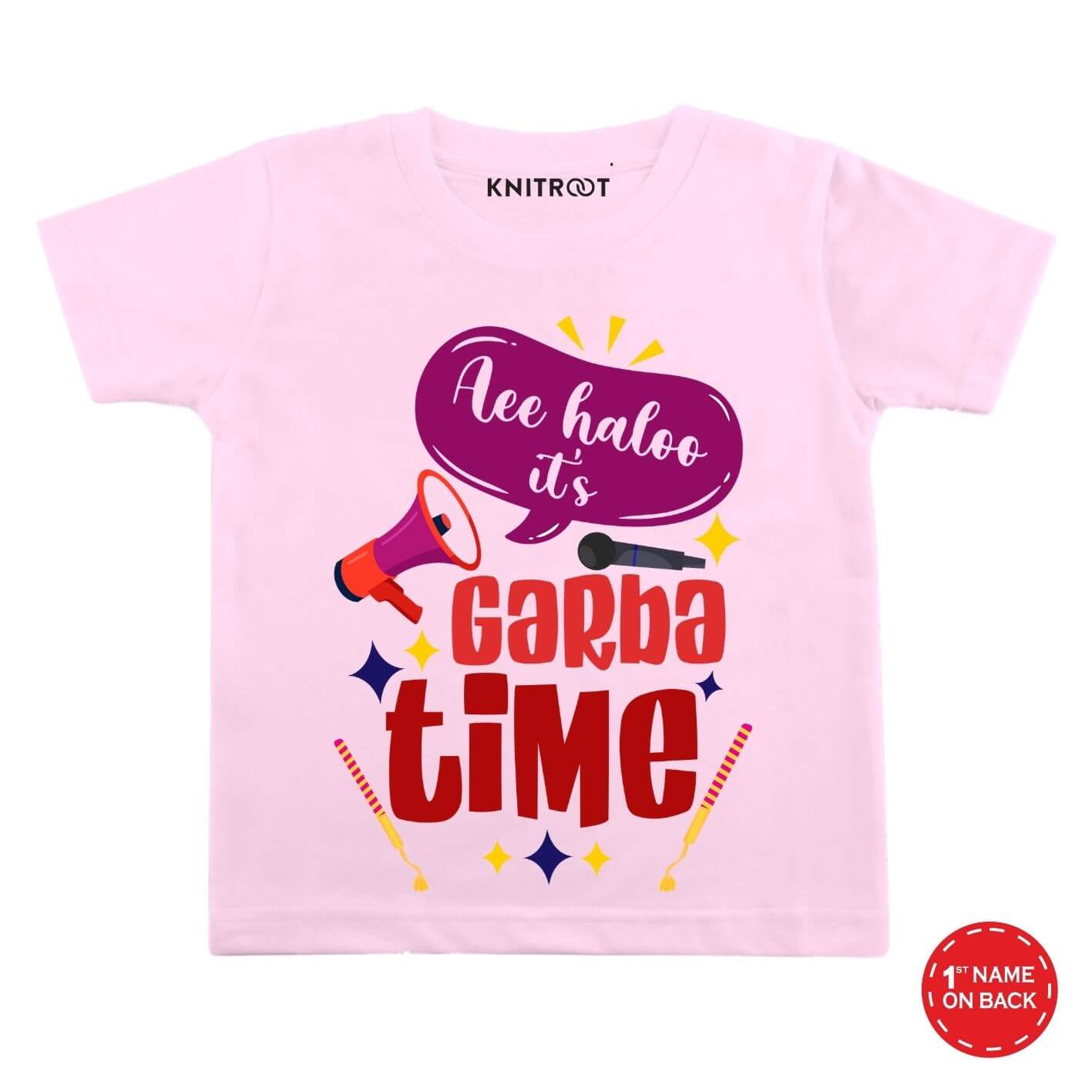 Garba Time Onesie & Tshirt pi t