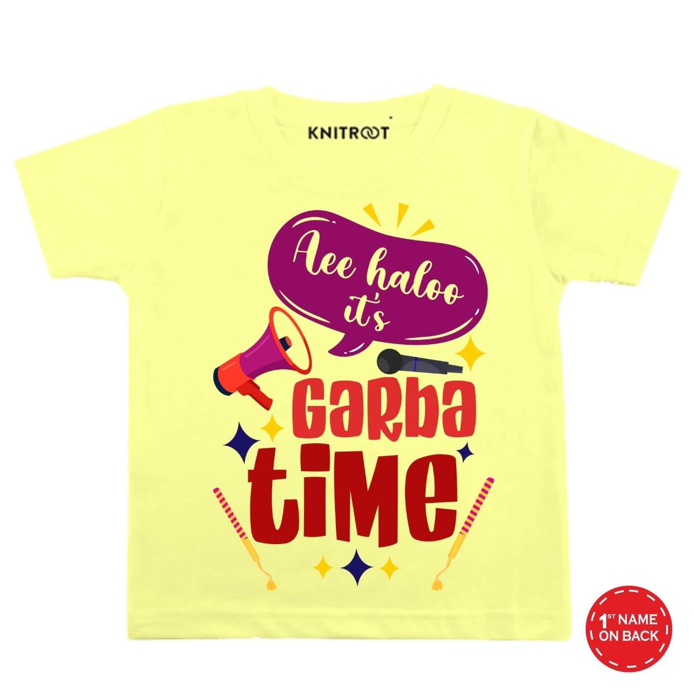 Garba Time Onesie & Tshirt y t