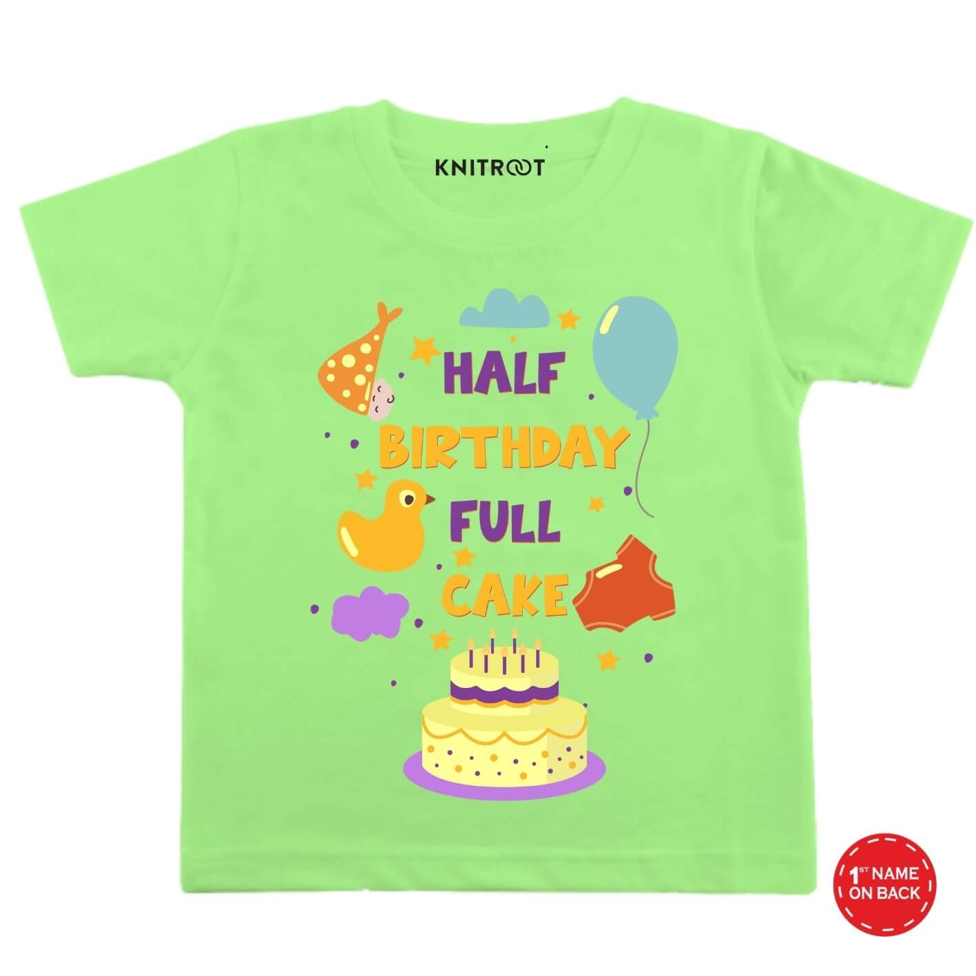 Half Birthday Full Cake g t