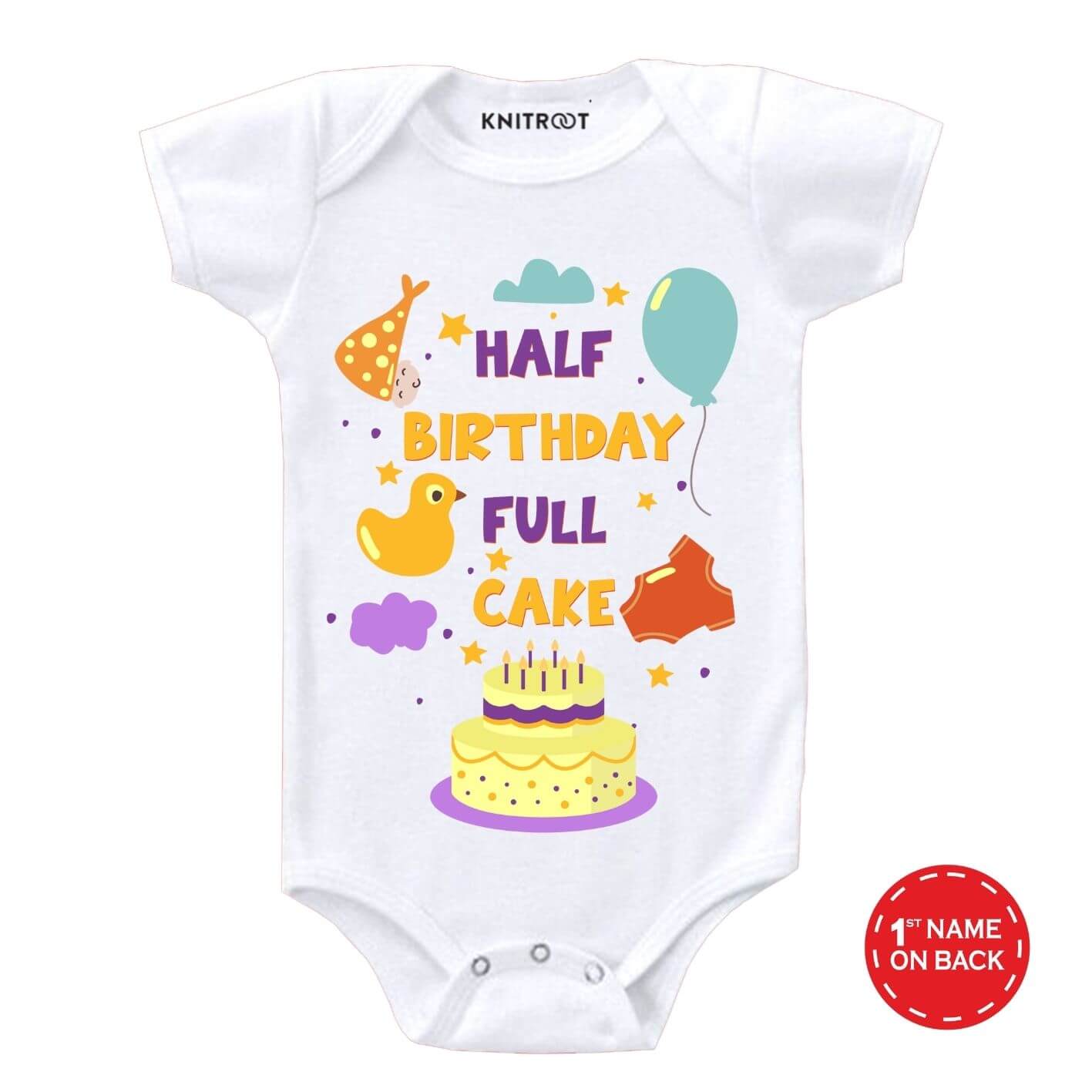 Half Birthday Full Cake w r