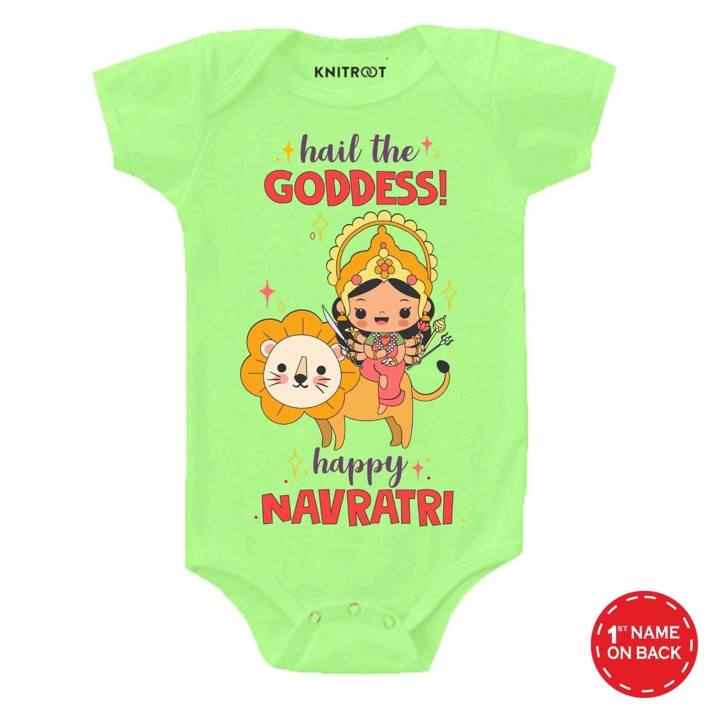 Happy Navratri Baby Outfit