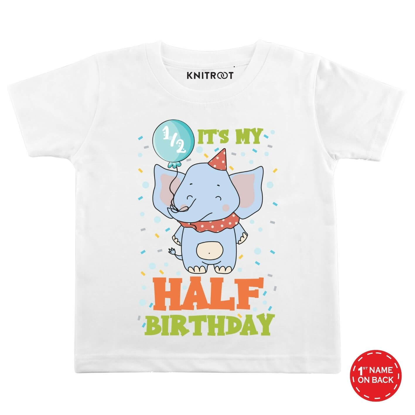 Its half birthday Baby Wear w t