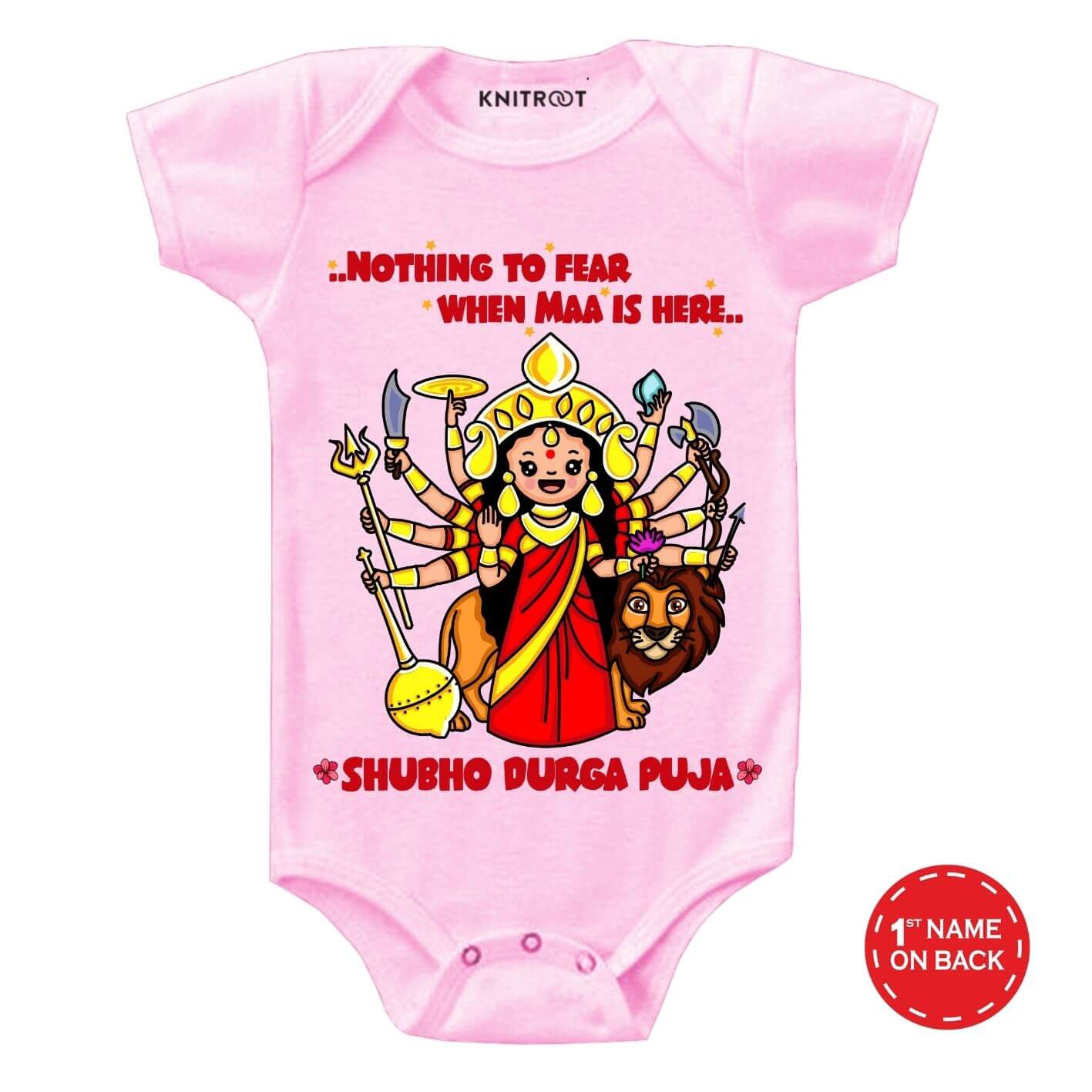 Maa is Here Onesie & Tshirt