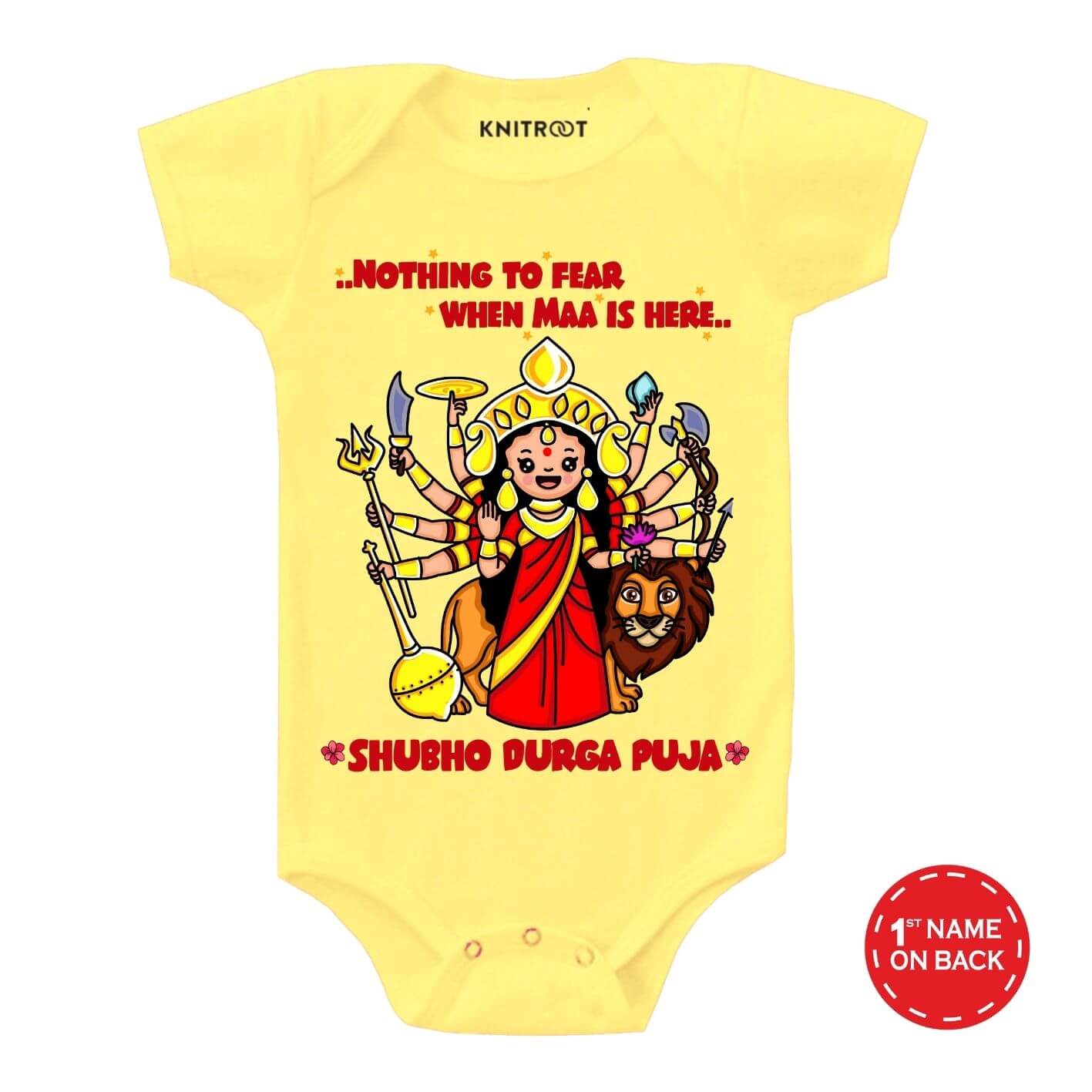 Maa is Here Onesie & Tshirt