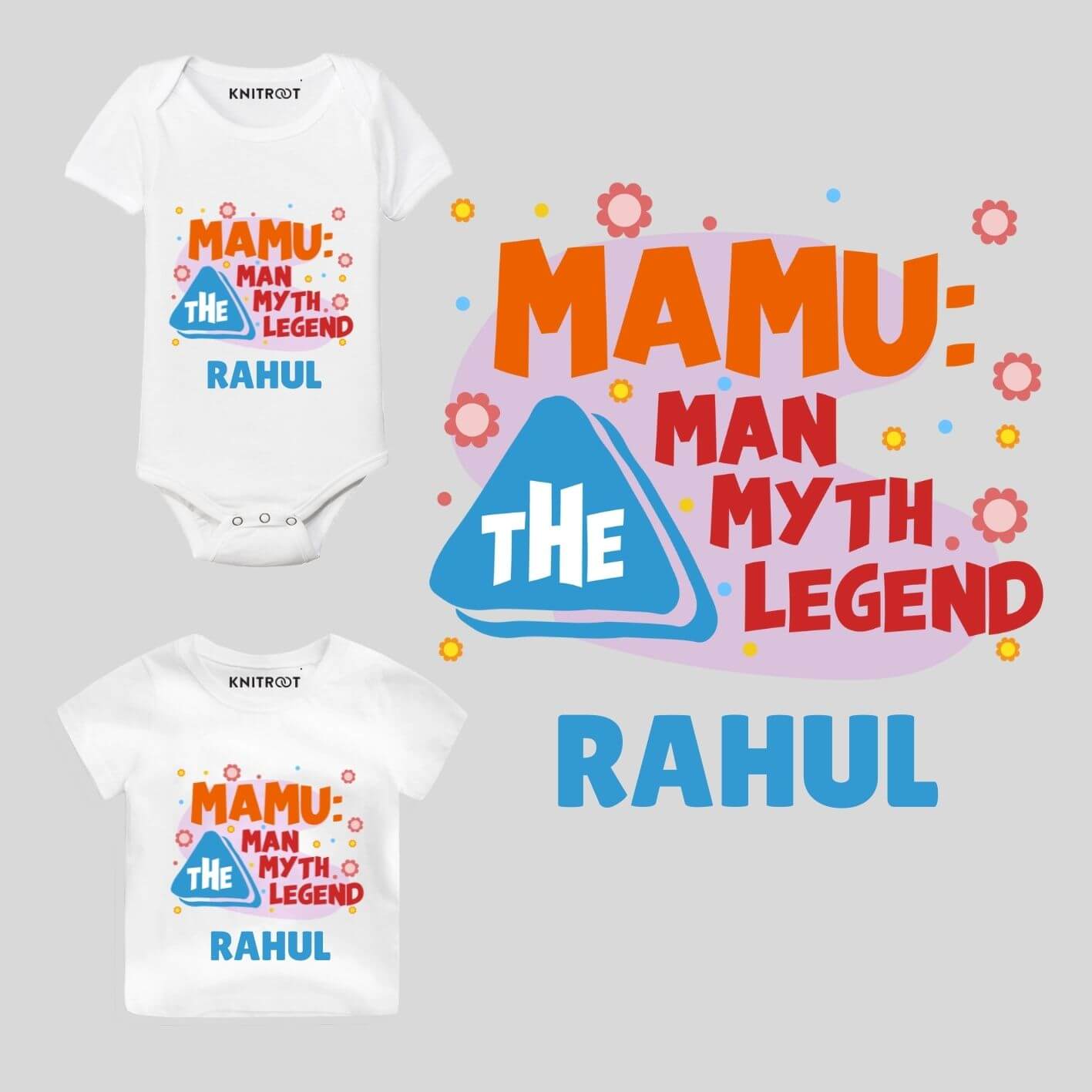 Mamu The Legend Onesie & Tees