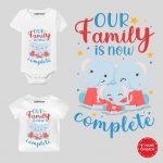 Our Family Printed Onesie & Tshirt