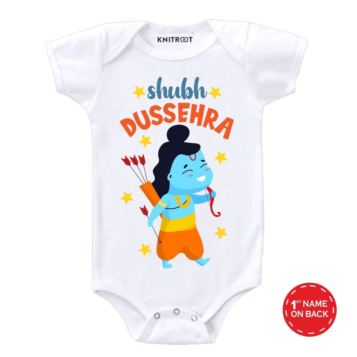 Shubh Dussehra Baby Outfit w r