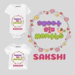 half birthday baby girl dress