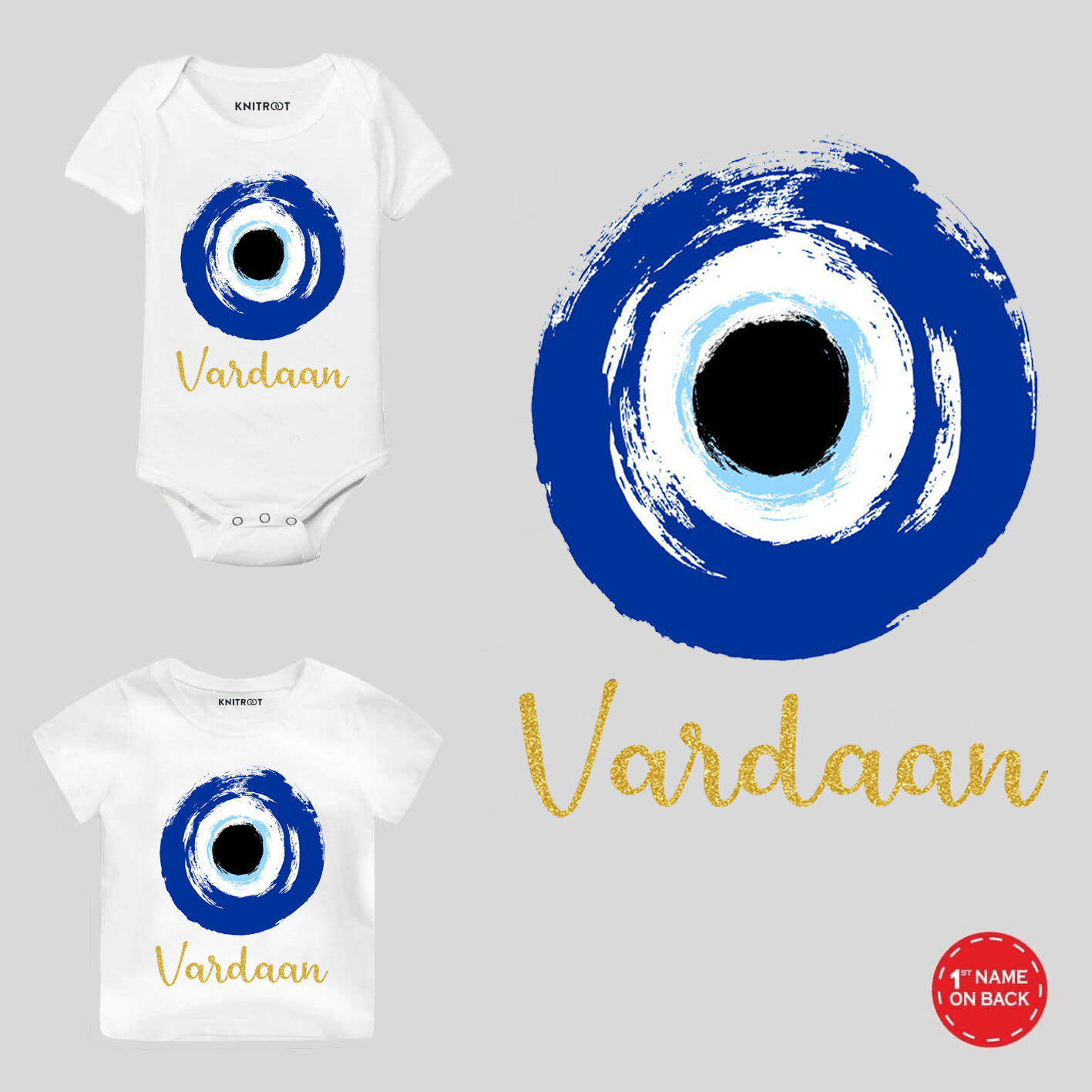 BORN-2022-CVR1-min Evil Eye Newborn Baby T-shirt/Onesie