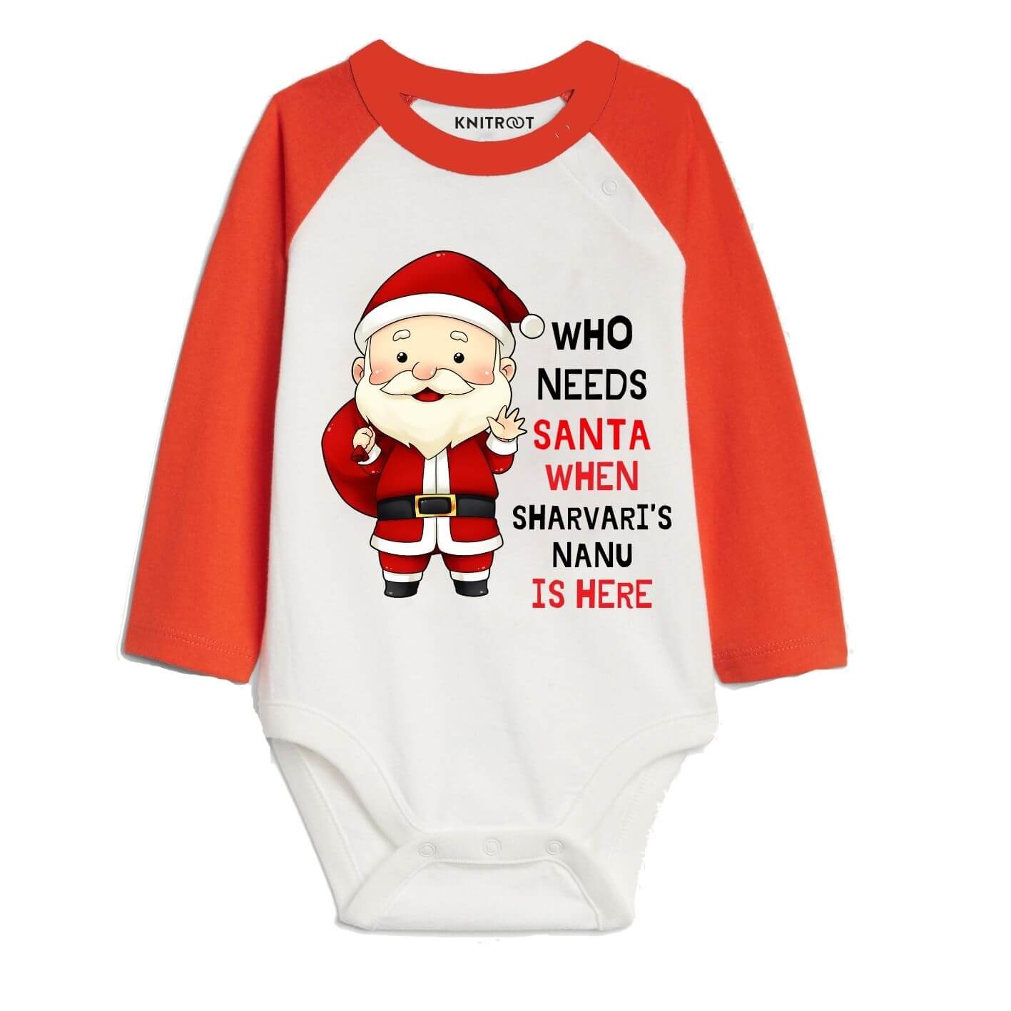 Santa Nanu is Here romper