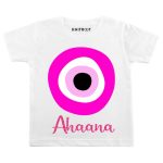 evil eye newborn gliter pnk cvr