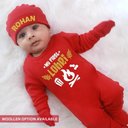 Baby Jumpsuit Set for Lohri