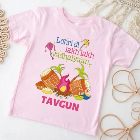 Lohri Di Lakh Lakh Vadhaiyaan Oneise & T-shirt Outfit
