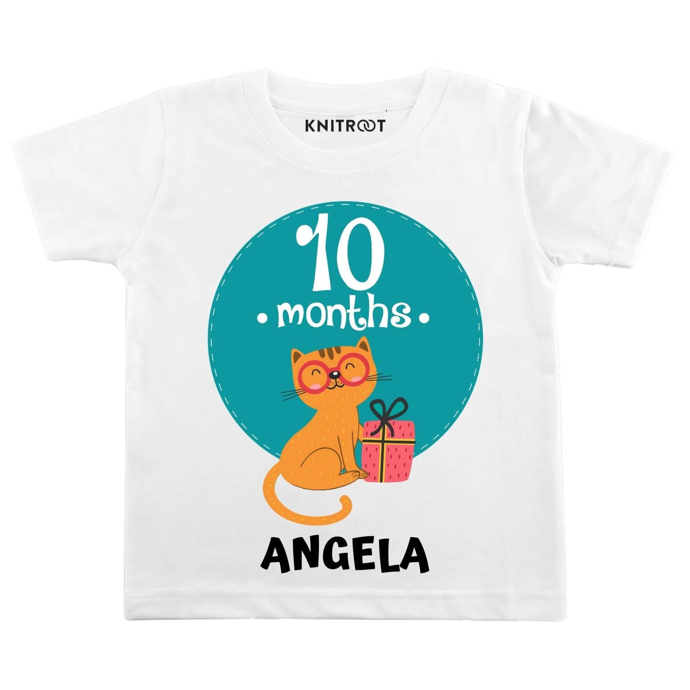 10 month cat tshirt