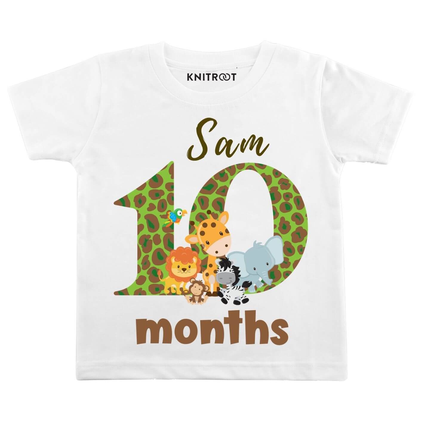 10 month jungle tshirt