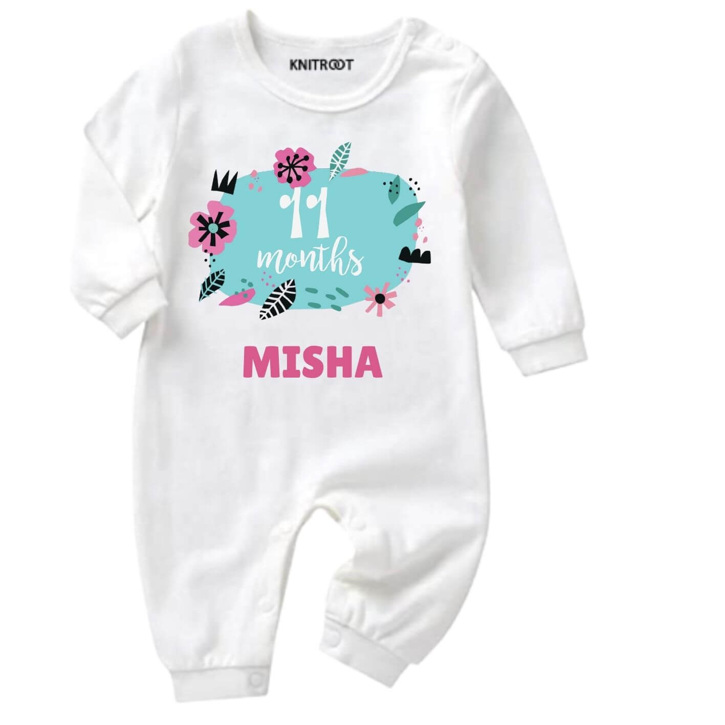 11 month floral jumpsuit