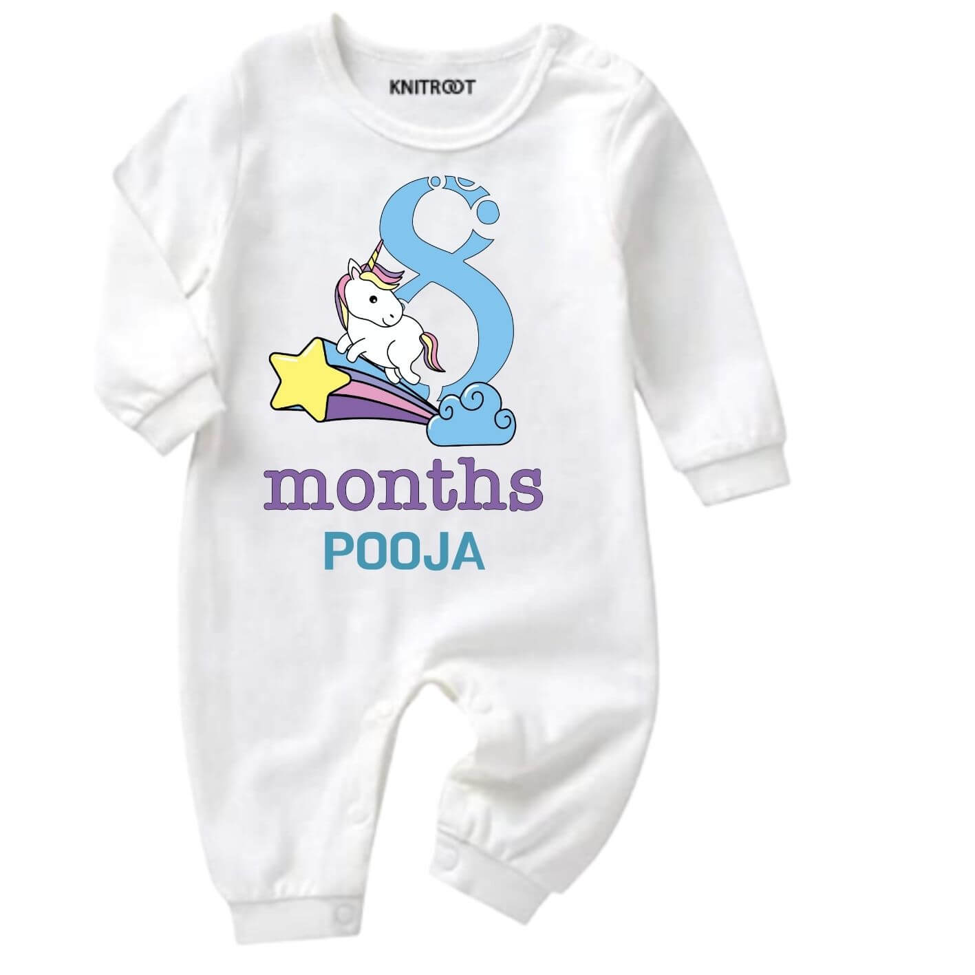 8 month unicorn jumpsuit