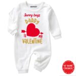 Happy Valentine Gift For Baby Jumpsuit