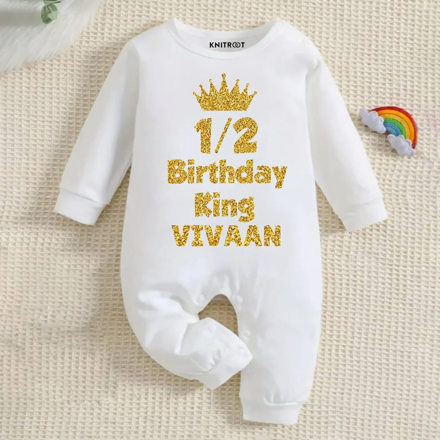 19 half birthday onesie