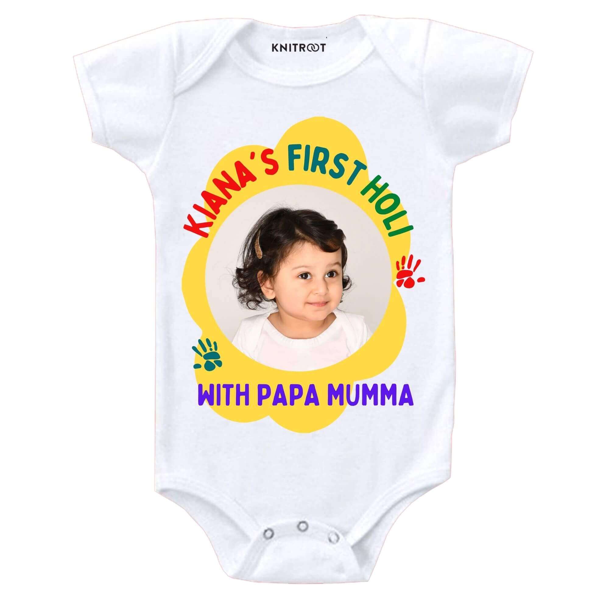 First Holi papa mumma w r
