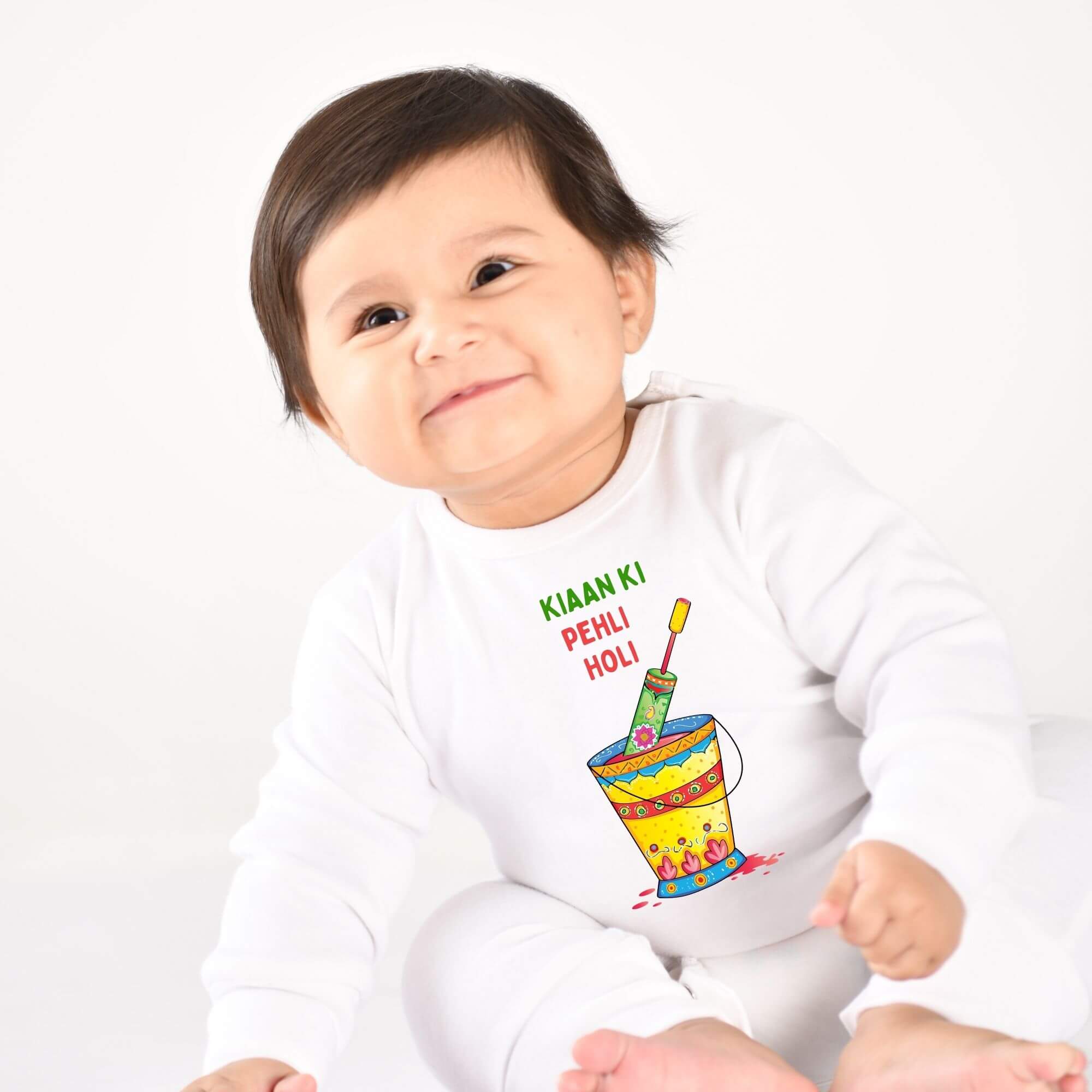 Holi Color Bucket jumpsuit kid