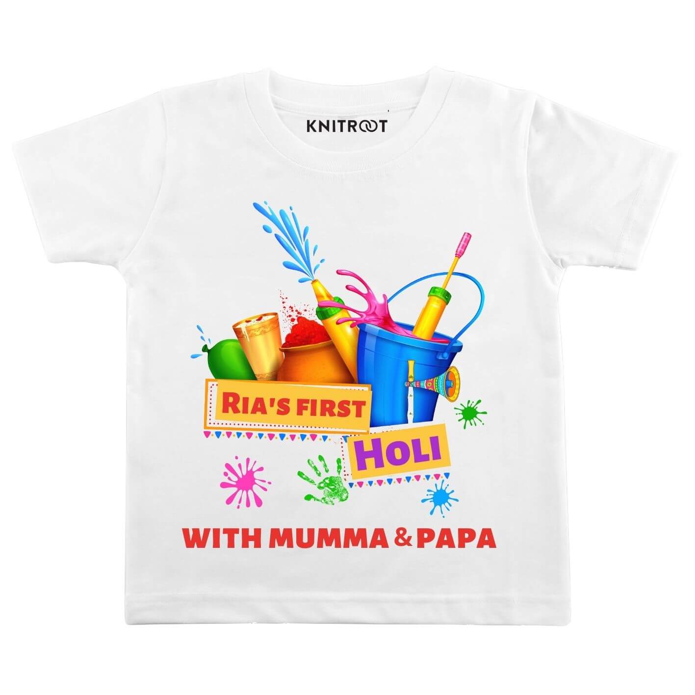 Holi color Bucket w t