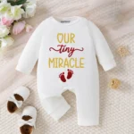 White Jumpsuit For Newborn