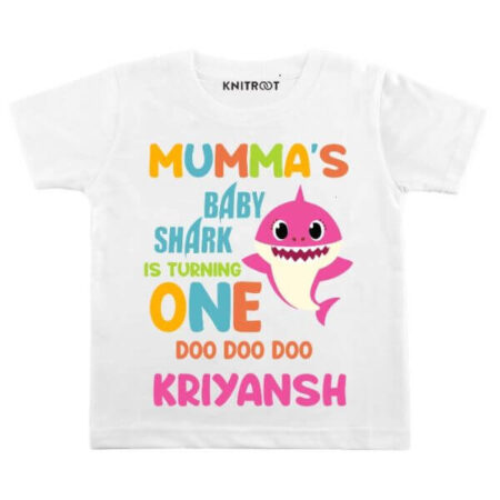Mumma's shark turning one Baby Wear