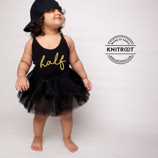 half black tutu onesie