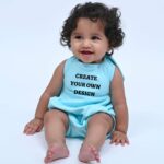 Baby Onesie with Back Tie Up