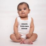 white dungaree for baby