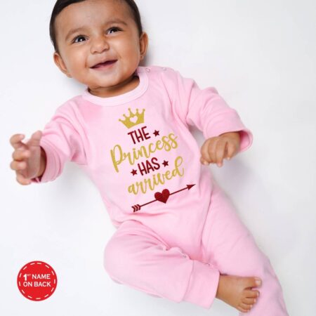 The Princess Has Arrived Newborn Jumpsuit